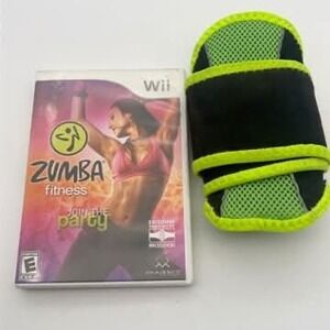 Zumba Fitness Join the Party Nintendo Wii Game with Exclusive Fitness Belt lot
